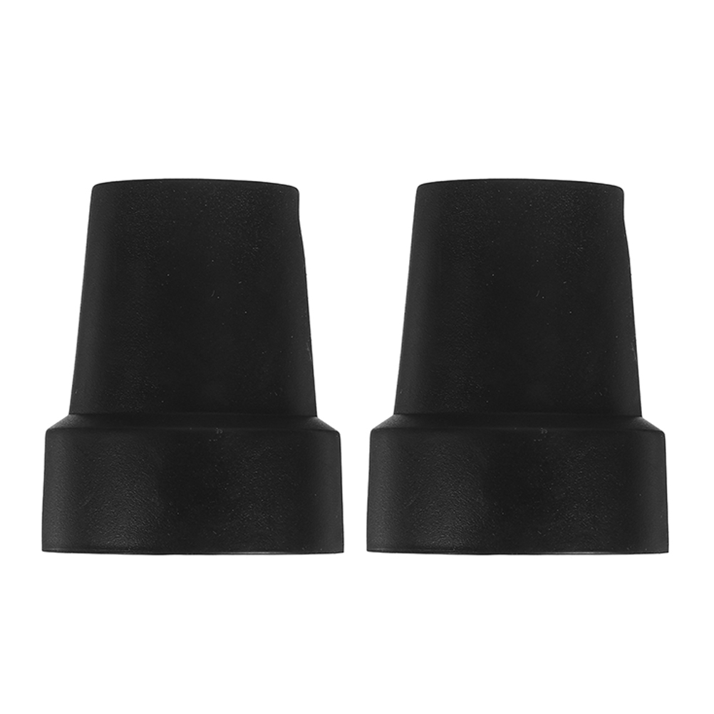 2pcs Non-Slips Rubber Walking Stick Tips Heavy Duty Rubber Cane Tips Replacement Replacement Feet For Hiking Poles Canes And Crutches for 19 mm Diameter